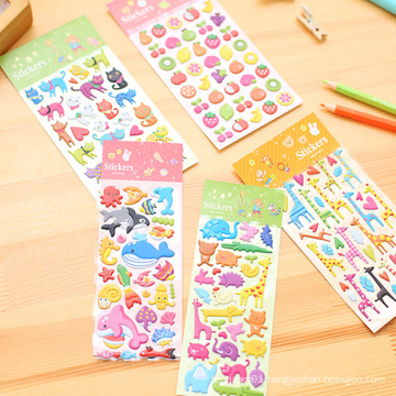 Custom Puffy Bubble Sticker,Lovely Cartoon Die Cut Stickers